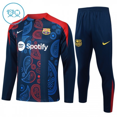 Barcelona Niño Sudadera De Entrenamiento 2024-25 Cuarto-Cremallera Armada Barcelona Niño Sudadera De Entrenamiento 2024-25 Cuarto-Cremallera Armada